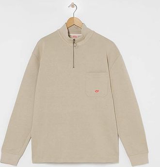 Armor Lux 1/4 Zip Sweatshirt - Sand
