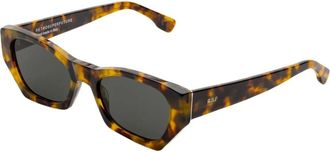 Retro Superfuture Amata Zonnebril - Dames - Zonnebrillen - Bruin - 54 MM - Accessoires