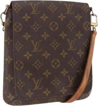 Louis Vuitton Pre-owned Vintage Schoudertas - Dames - Vintage Schoudertas - Bruin - ONE Size - Leer - Vintage