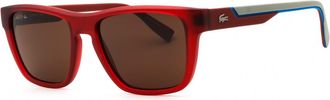 Lacoste L6058S 615 Matte Red/Brown