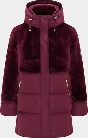 Gorski Select Lamb Shearling And Quilted Down Parka