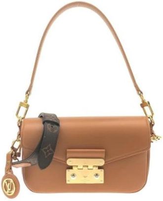 Louis Vuitton Pre-owned Vintage Schoudertas - Dames - Vintage Schoudertas - Bruin - ONE Size - Leer - Vintage