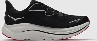 Hoka One One Mens Clifton 10 Shoes In Black/silver