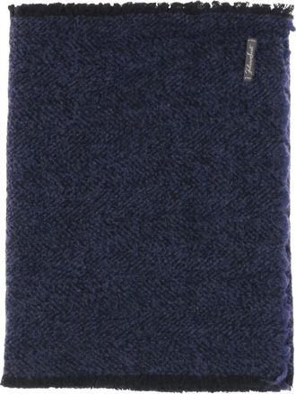 Faliero Sarti Resky Sjaal van Wolmix - Dames - Wintersjaals - Blauw - ONE Size - Wol - Accessoires