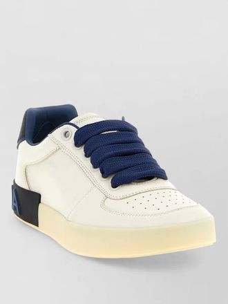 Dolce & Gabbana leather portofino low-top sneakers
