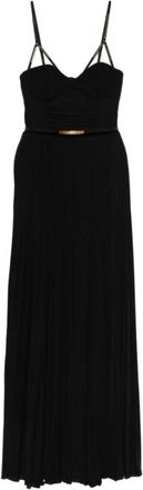 Elisabetta Franchi Red Carpet Dress - Dames - Avondkleed - Zwart - XS - Polyester - Kleedjes