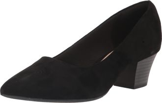 Clarks Womens Teresa Step Pump, Black Suede, 6.5 UK