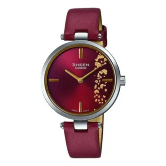 Casio Casio Sheen Analog Watch Sapphire Crystal Red SHE-C100L-4AUPFJD