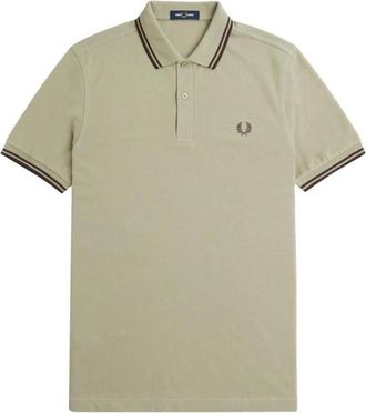 Fred Perry Hombre, Camisetas, Gris, Talla: M