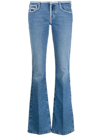Diesel D-Ebbey-SP bootcut jeans - women - Cotton/Polyester/Spandex/Elastane - 24/32 - Blue