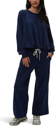 Michael Stars Sadie Drawstring Pants Womens Clothing Nocturnal : SM (US 4-6), Cotton