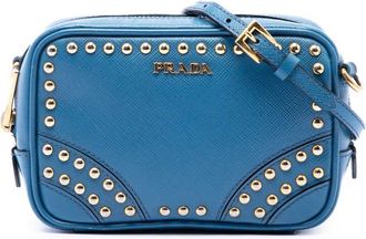 Prada Pre-owned Prada Studded Saffiano Camera Bag Ladies 2HHQGZA2FS919SP4