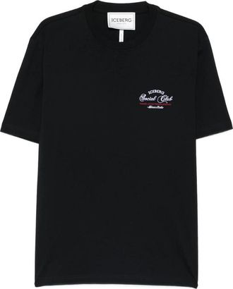Iceberg Logo Crew Neck T-shirt