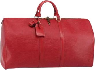 Louis Vuitton Pre-owned Weekend Bags, female, Red, Size: ONE SIZE Pre-owned Vintage Epi Boston Bag