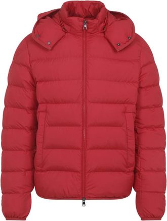 Moncler Montbrocq Jas - Heren - Gewatteerde jassen - Rood - 2XL - Jassen