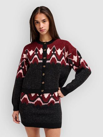 Rvca Fairislegan Strickjacke schwarz