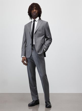 Le 31 Mens Pure wool suit Wool weave by Paulo de Oliveira London fit - Semi-slim