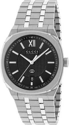 Gucci Gucci 25H Black Dial Mens Watch YA163351