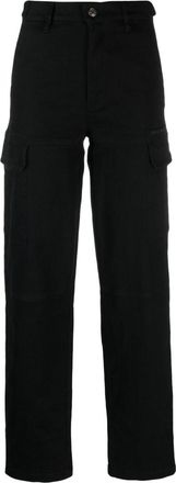 Daily Paper Clothing Ezea straight-leg cargo trousers - women - Cotton/Elastane - M - Black