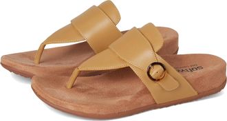 Softwalk Womens Belize Sandals In Dusk Yellow