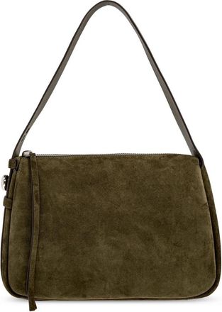 Tory Burch Romy Su&egrave;de Schoudertas - Dames - Schoudertassen - Groen - ONE Size - Su&egrave;de - Tassen