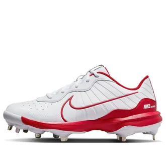 Nike Alpha Huarache Varsity 4 Low White University Red DJ6516-104
