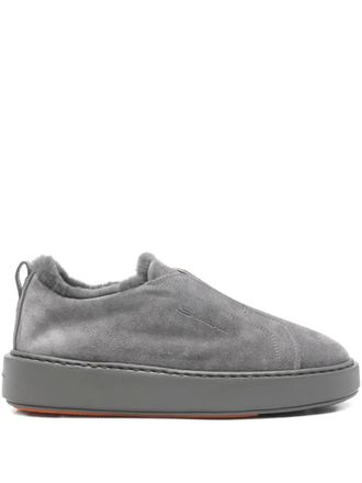 Santoni Victory slip-on sneakers - Grijs