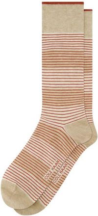 Cole Haan Stripe Dress Socks in Tan at Nordstrom