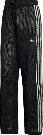 adidas (WMNS) adidas Originals Knitted Crochet Firebird Track Pants Asia Sizing Black KC6494