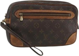 Louis Vuitton Pre-owned Clutches, female, Brown, Size: ONE SIZE Pre-owned Vintage Monogram Clutch