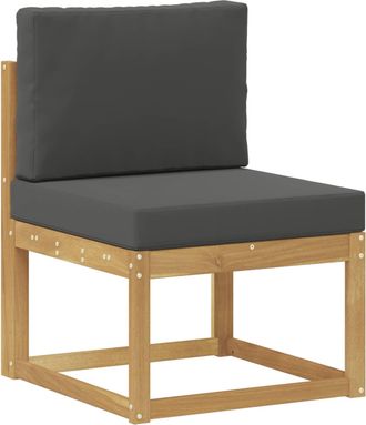 vidaXL Conjunto De Sof&aacute;s De Exterior Madera De Acacia S&oacute;lida Vidaxl
