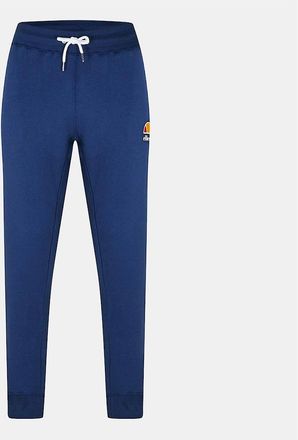 Ellesse Mens Solid Patterned Slim Joggers with Side Pocket - Navy - Size: 32/33/32