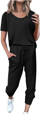 Generic Womens Tracksuits 2 Piece Set Petite Sweatsuits Women 2 Piece Outfit Plus Size Tracksuitsets Clothing Sets Traveloutfit Summer Clothing Set Travel Sum