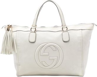 Gucci Pre-owned Gucci Large Leather Soho Working Tote Ladies 282306 213317