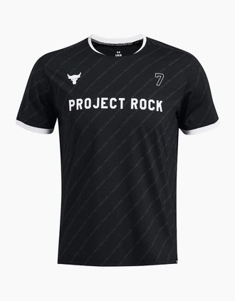 Under Armour Mens Regular Fit Crew Neck Rugby T-Shirt - Black - Size: 38