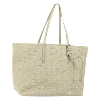 Jimmy Choo London Pre-owned Tote Bags, female, Beige, Size: ONE SIZE Pre-owned Tote Bag