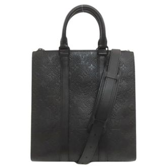 Louis Vuitton Borsa Tote Vintage in Pelle Pre-owned - - Pre-owned - Uomo - Nero - ONE SIZE