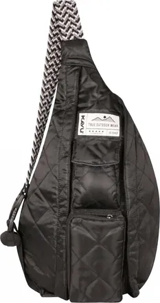 Kavu Rope Puff Bag In Black