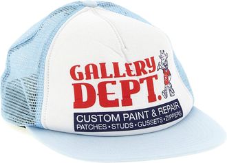 Gallery Dept. GA330677BM Mesh Graphic Logo Baseball Cap - Light Blue