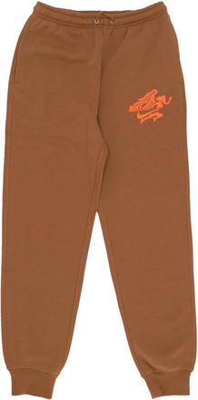 Nike Club Novelty Jogger Lt British Tan - Dames - Trainingsbroeken - Bruin - L - Katoen - Fitness