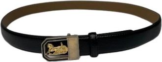 Celine Pre-owned Vintage Riem - unisex - Vintage Accessoires - Zwart - ONE Size - Leer - Vintage