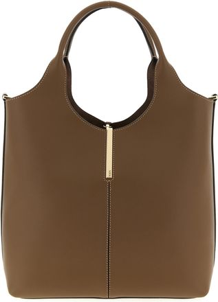 Tod's Brown Calfskin Womens Handbag
