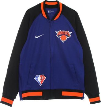 Nike New York Knicks Basketbaljas Showtime - Heren - Sportshirts - Veelkleurig - L - Polyester - Fitness