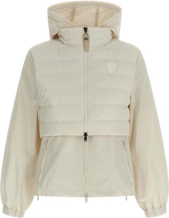 Brunello Cucinelli Down Jackets, female, Beige, 2XS, 2-in-1 Jacket