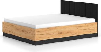 Petits Meubles Cama canapé 160x200 con somier estratificado marrón