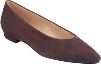 Marc Fisher Bodie Pointed Toe Flat in Dark Red at Nordstrom, Size 6.5