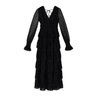 AllSaints Tule jurk Xantara - Dames - Feestkleedjes - Zwart - S - Tule - Kleedjes