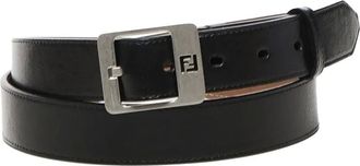 Fendi leather belt - Black