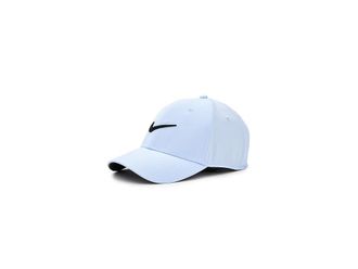 Nike Dri-FIT Club Structured Swoosh Cap Baseball Caps Hydrogen Blue/Black : SM/MD, Polyester/Spandex