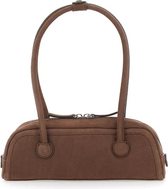 Margesherwood Womens Shoulder Bag Brown Leather Cow